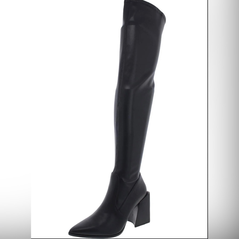 Black Steve Madden knee high boots